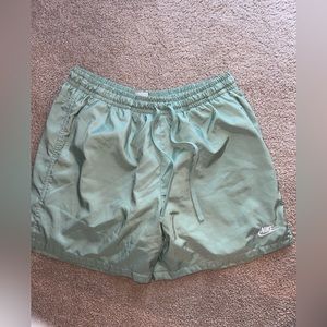 Mens Nike Sage Green Shorts | Size: Large